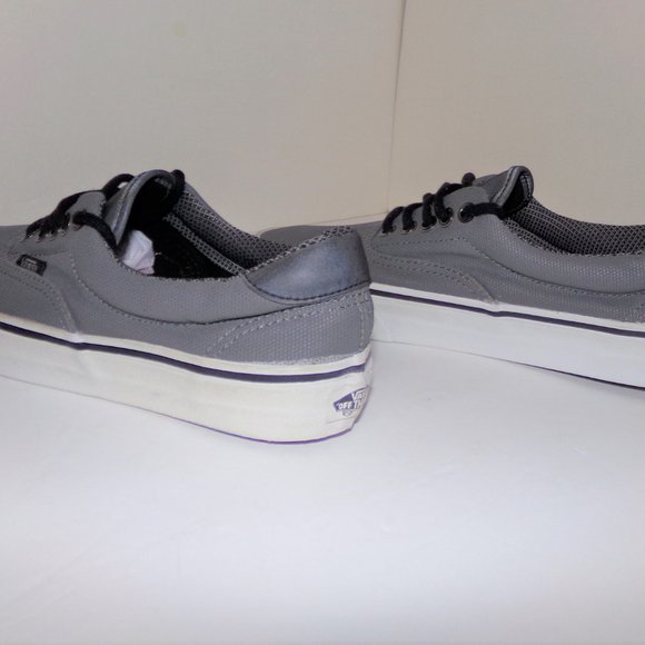 VANS MENS 7.0 WOMENS 8.5 GRAY AND WHITE SUPER NICE - Picture 4 of 7